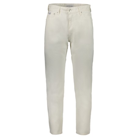 CALVIN KLEIN JEANS DENIM UOMO BIANCO