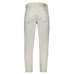 CALVIN KLEIN JEANS DENIM UOMO BIANCO