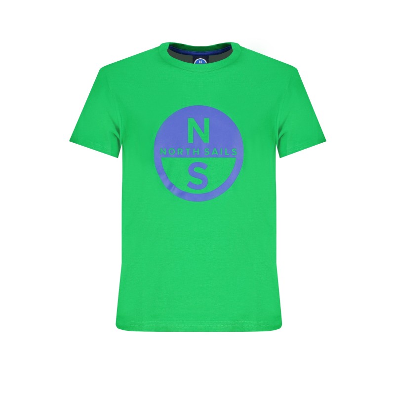 NORTH SAILS T-SHIRT MANICHE CORTE BAMBINO VERDE NORTH SAILS T-SHIRT MANICHE CORTE BAMBINO VERDE
