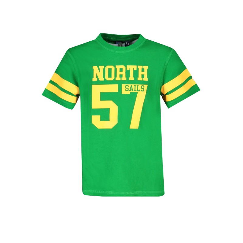 NORTH SAILS T-SHIRT MANICHE CORTE BAMBINO VERDE NORTH SAILS T-SHIRT MANICHE CORTE BAMBINO VERDE