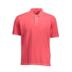 GANT POLO MANICHE CORTE UOMO ROSA