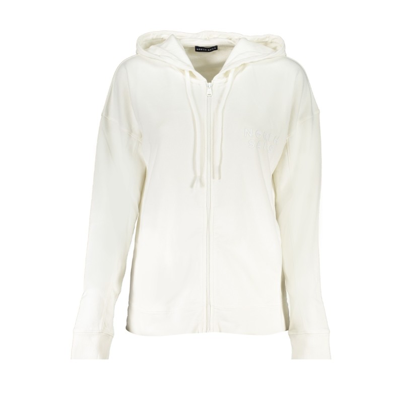 NORTH SAILS FELPA CON ZIP DONNA BIANCO NORTH SAILS FELPA CON ZIP DONNA BIANCO