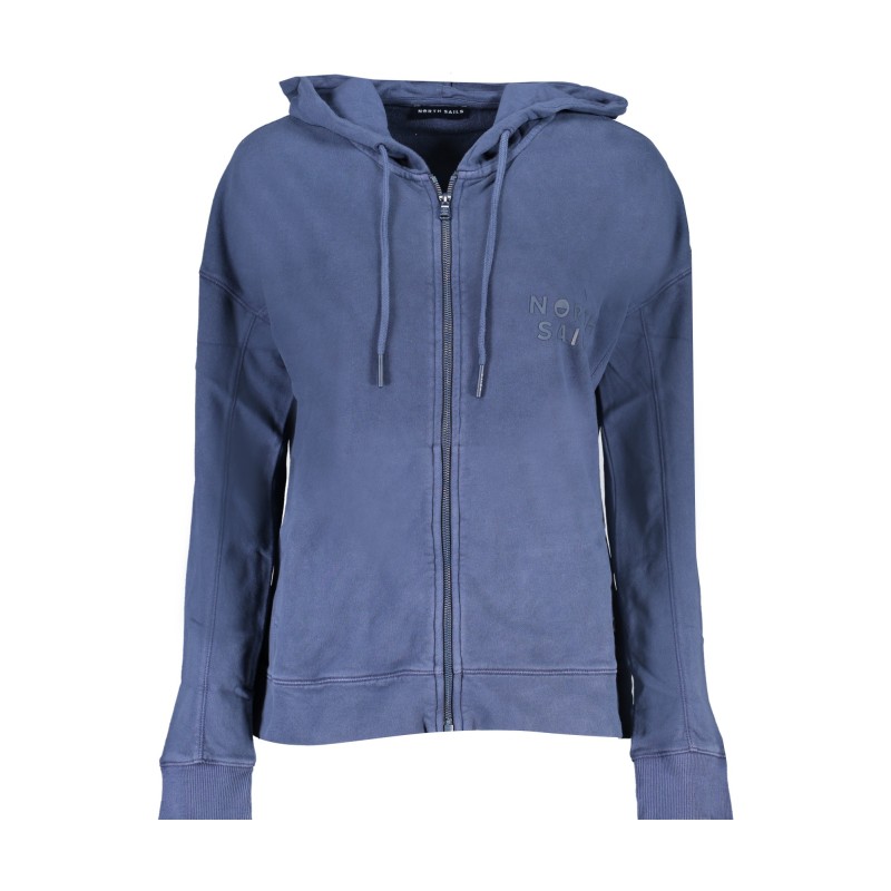 NORTH SAILS FELPA CON ZIP DONNA BLU NORTH SAILS FELPA CON ZIP DONNA BLU
