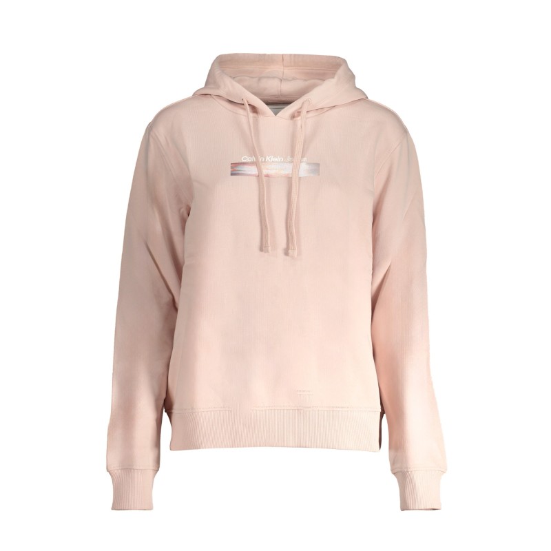 CALVIN KLEIN FELPA SENZA ZIP DONNA ROSA CALVIN KLEIN FELPA SENZA ZIP DONNA ROSA