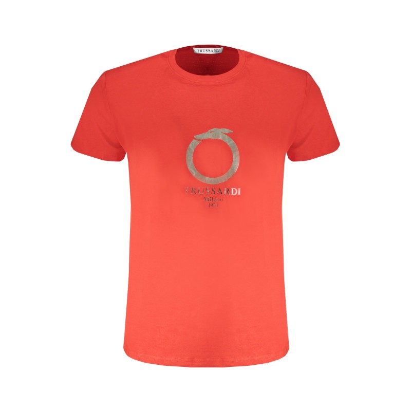 TRUSSARDI T-SHIRT MANICHE CORTE UOMO ROSSO TRUSSARDI T-SHIRT MANICHE CORTE UOMO ROSSO