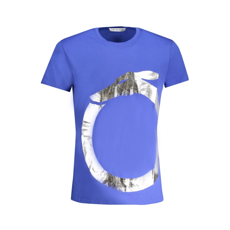 TRUSSARDI T-SHIRT MANICHE CORTE UOMO BLU TRUSSARDI T-SHIRT MANICHE CORTE UOMO BLU