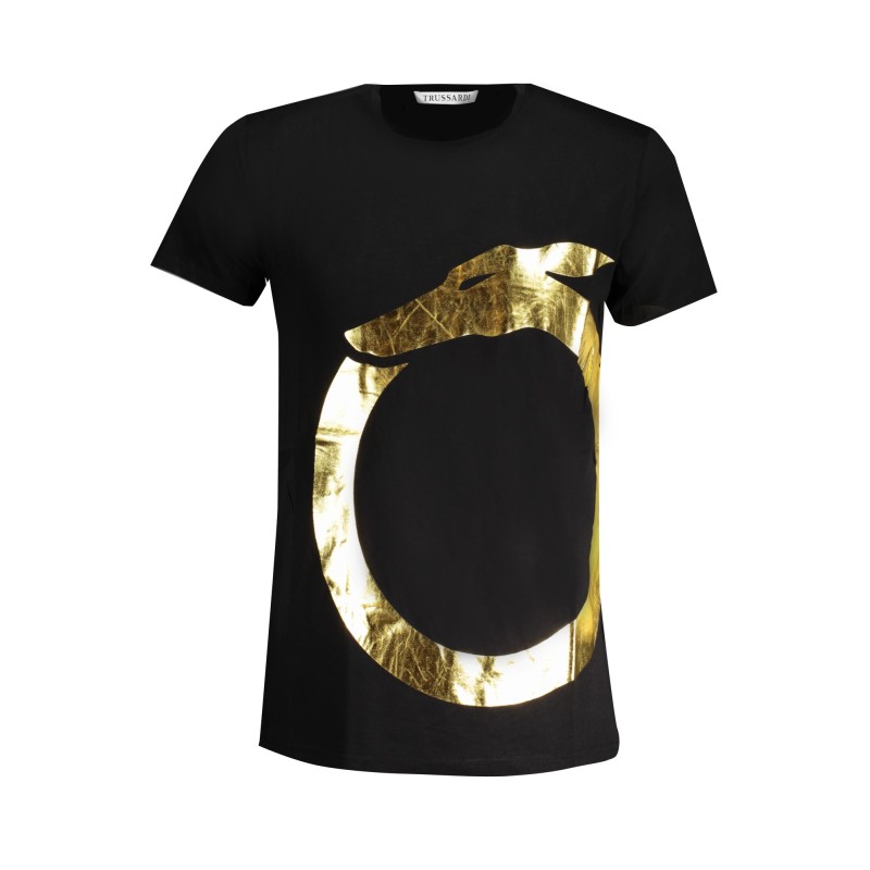 TRUSSARDI T-SHIRT MANICHE CORTE UOMO NERO TRUSSARDI T-SHIRT MANICHE CORTE UOMO NERO