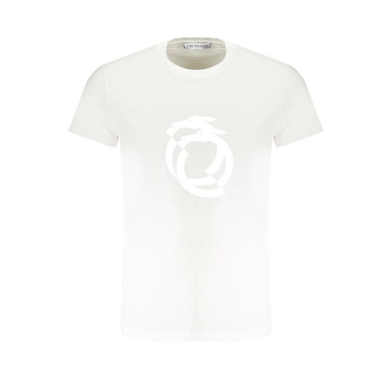 TRUSSARDI T-SHIRT MANICHE CORTE UOMO BIANCO