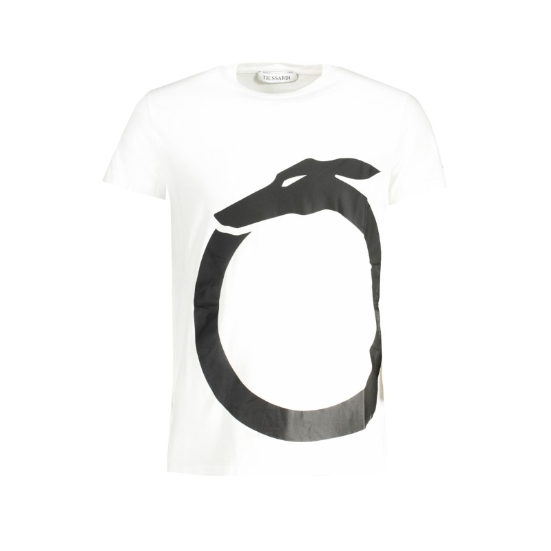 TRUSSARDI T-SHIRT MANICHE CORTE UOMO BIANCO TRUSSARDI T-SHIRT MANICHE CORTE UOMO BIANCO
