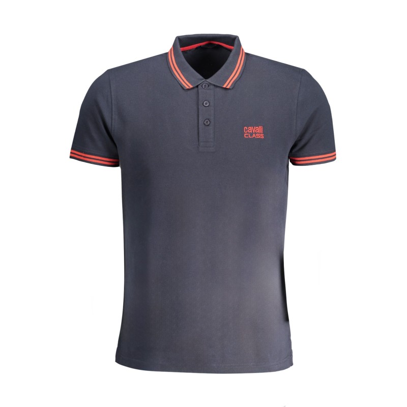 CAVALLI CLASS POLO MANICHE CORTE UOMO BLU CAVALLI CLASS POLO MANICHE CORTE UOMO BLU