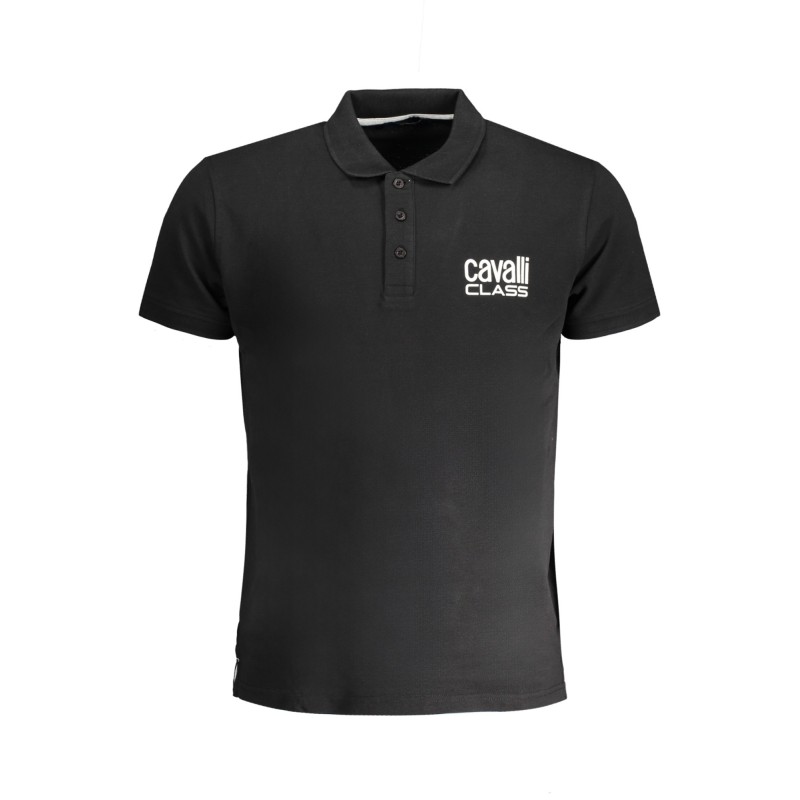 CAVALLI CLASS POLO MANICHE CORTE UOMO NERO CAVALLI CLASS POLO MANICHE CORTE UOMO NERO