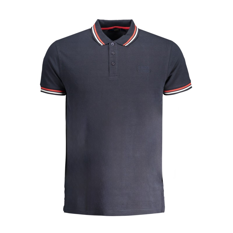 CAVALLI CLASS POLO MANICHE CORTE UOMO BLU CAVALLI CLASS POLO MANICHE CORTE UOMO BLU