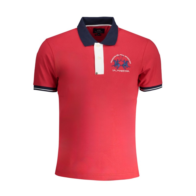 LA MARTINA POLO MANICHE CORTE UOMO ROSSO LA MARTINA POLO MANICHE CORTE UOMO ROSSO