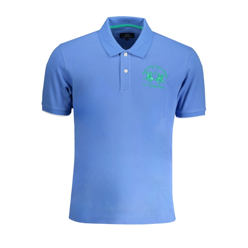 LA MARTINA POLO MANICHE CORTE UOMO AZZURRO LA MARTINA POLO MANICHE CORTE UOMO AZZURRO