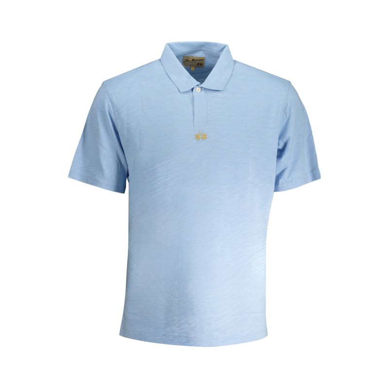 LA MARTINA POLO MANICHE CORTE UOMO AZZURRO LA MARTINA POLO MANICHE CORTE UOMO AZZURRO