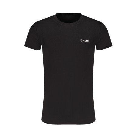 GAUDÌ T-SHIRT MANICHE CORTE UOMO NERO