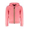K-WAY FELPA CON ZIP BAMBINA ROSA