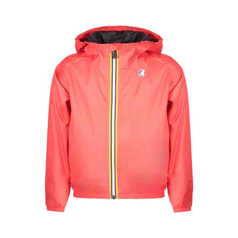 K-WAY GIACCA SPORTIVA BAMBINO ROSSO K-WAY GIACCA SPORTIVA BAMBINO ROSSO
