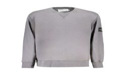 CALVIN KLEIN FELPA SENZA ZIP UOMO GRIGIO