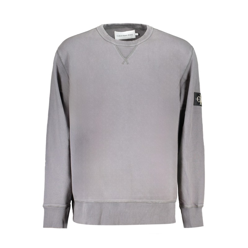 CALVIN KLEIN FELPA SENZA ZIP UOMO GRIGIO CALVIN KLEIN FELPA SENZA ZIP UOMO GRIGIO