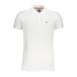 TOMMY HILFIGER POLO MANICHE CORTE UOMO BIANCO