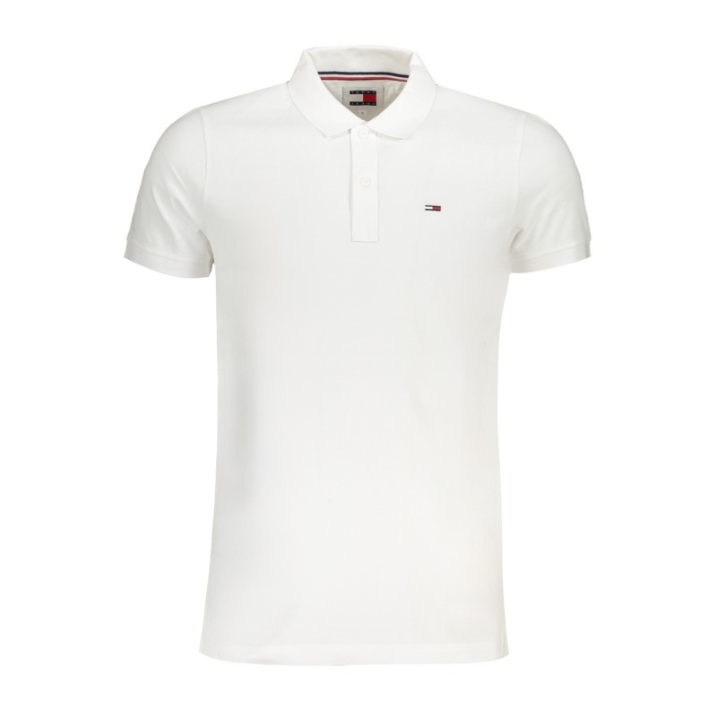 TOMMY HILFIGER POLO MANICHE CORTE UOMO BIANCO TOMMY HILFIGER POLO MANICHE CORTE UOMO BIANCO