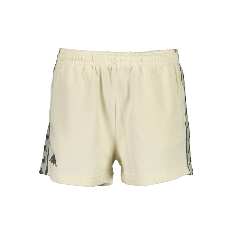 KAPPA PANTALONE SHORT DONNA BIANCO