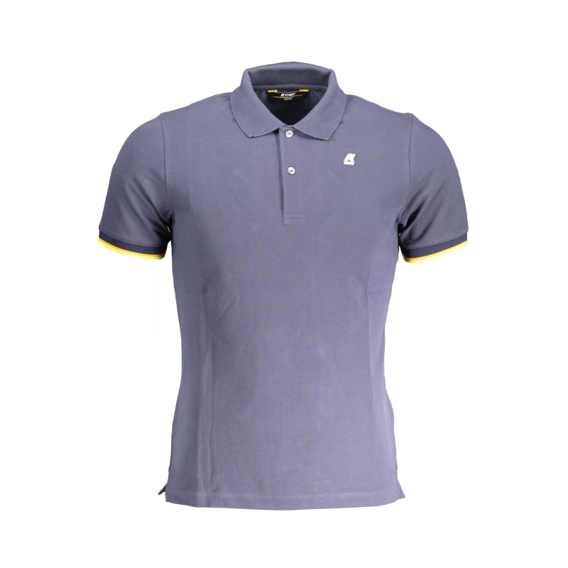 K-WAY POLO MANICHE CORTE UOMO BLU K-WAY POLO MANICHE CORTE UOMO BLU