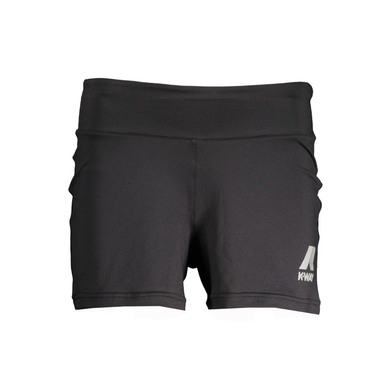 K-WAY PANTALONE SHORT DONNA NERO K-WAY PANTALONE SHORT DONNA NERO