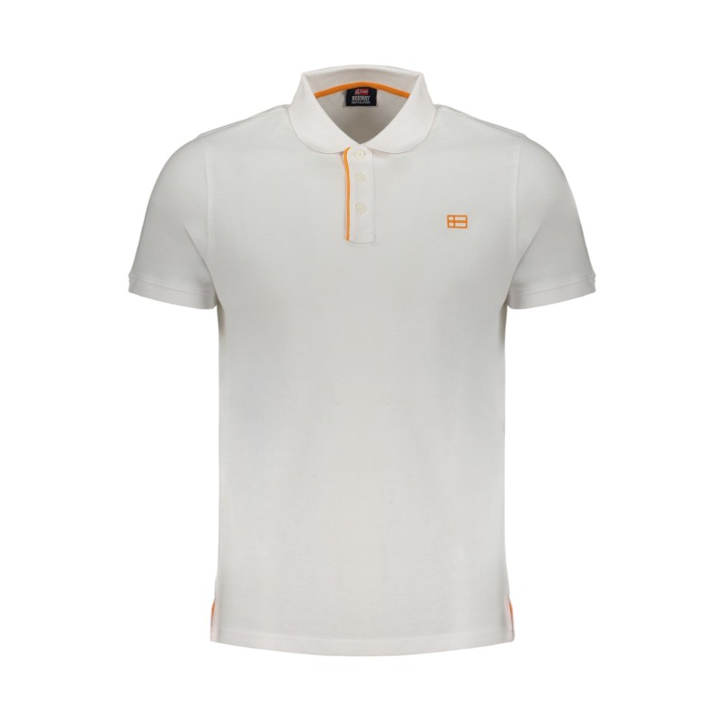 NORWAY 1963 POLO MANICHE CORTE UOMO BIANCO NORWAY 1963 POLO MANICHE CORTE UOMO BIANCO