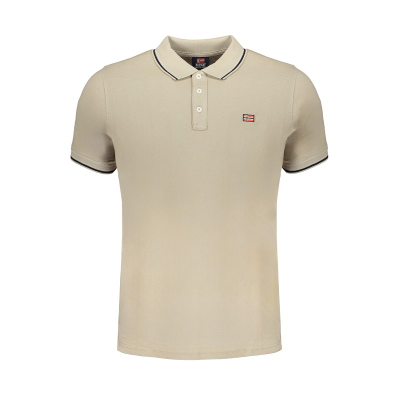 NORWAY 1963 POLO MANICHE CORTE UOMO BEIGE NORWAY 1963 POLO MANICHE CORTE UOMO BEIGE