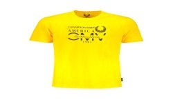 GIAN MARCO VENTURI T-SHIRT MANICHE CORTE UOMO GIALLO