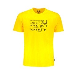 GIAN MARCO VENTURI T-SHIRT MANICHE CORTE UOMO GIALLO