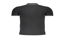 GIAN MARCO VENTURI POLO MANICHE CORTE UOMO NERO