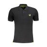 GIAN MARCO VENTURI POLO MANICHE CORTE UOMO NERO