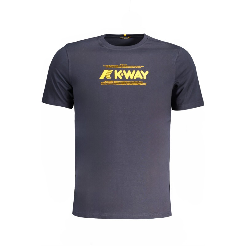 K-WAY T-SHIRT MANICHE CORTE UOMO BLU K-WAY T-SHIRT MANICHE CORTE UOMO BLU