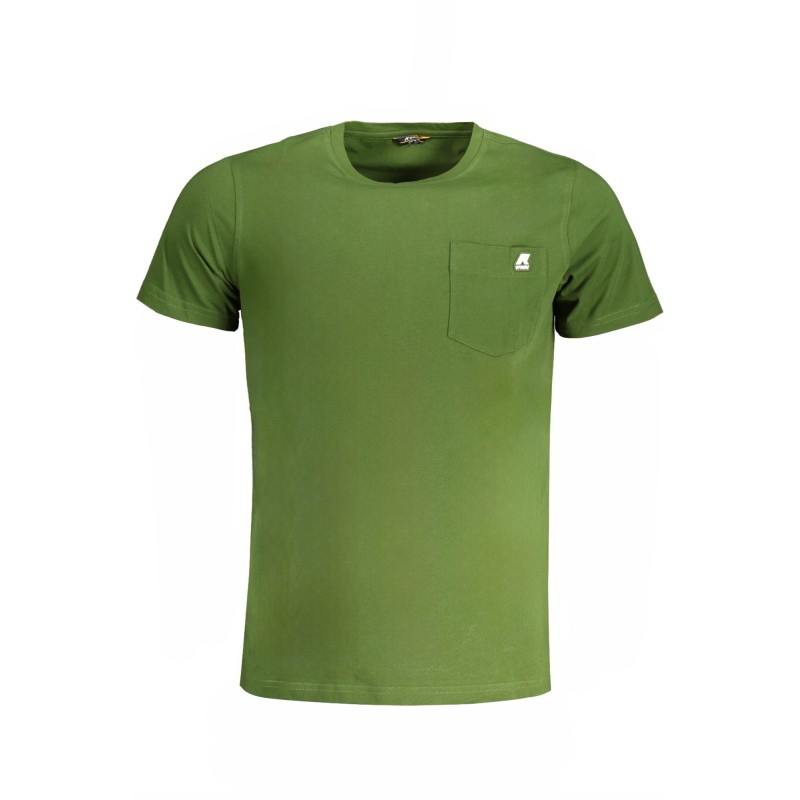 K-WAY T-SHIRT MANICHE CORTE UOMO VERDE K-WAY T-SHIRT MANICHE CORTE UOMO VERDE