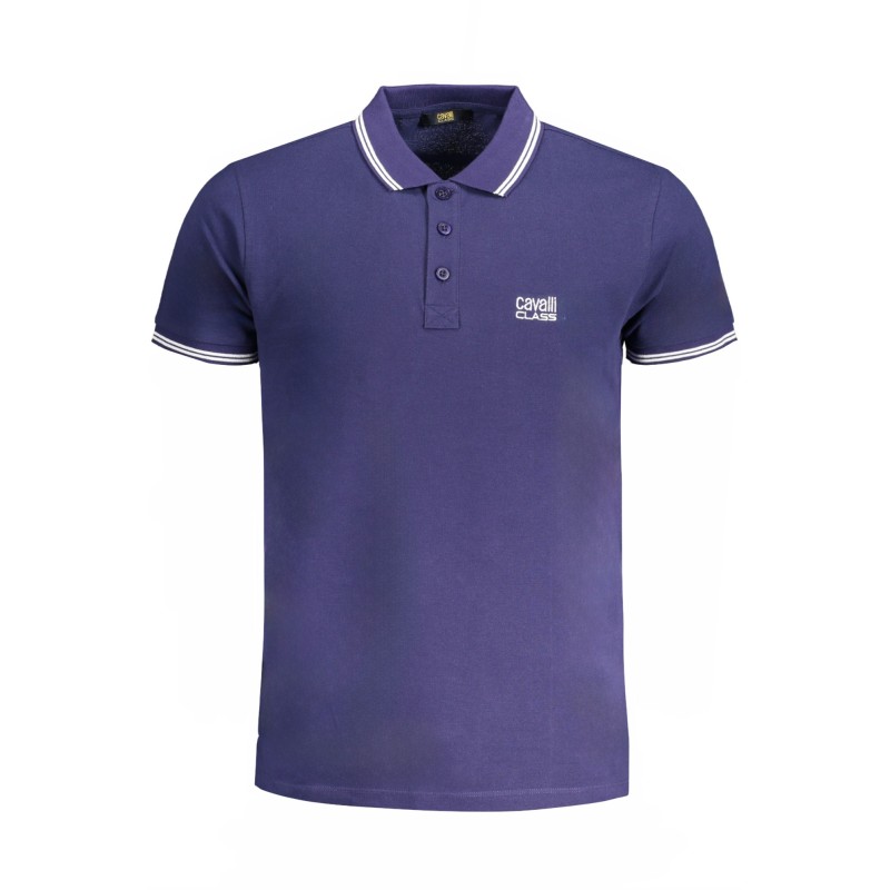 CAVALLI CLASS POLO MANICHE CORTE UOMO BLU CAVALLI CLASS POLO MANICHE CORTE UOMO BLU
