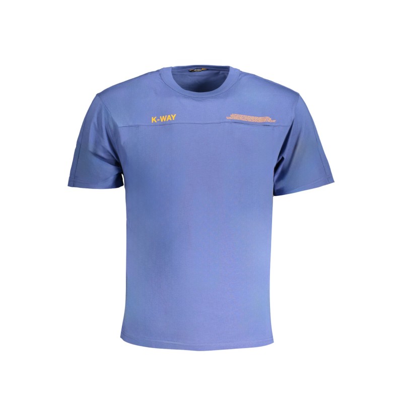 K-WAY T-SHIRT MANICHE CORTE UOMO BLU K-WAY T-SHIRT MANICHE CORTE UOMO BLU