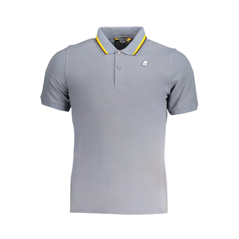 K-WAY POLO MANICHE CORTE UOMO GRIGIO K-WAY POLO MANICHE CORTE UOMO GRIGIO