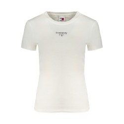TOMMY HILFIGER T-SHIRT MANICHE CORTE DONNA BIANCO
