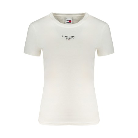 TOMMY HILFIGER T-SHIRT MANICHE CORTE DONNA BIANCO