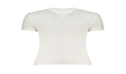 TOMMY HILFIGER T-SHIRT MANICHE CORTE DONNA BIANCO