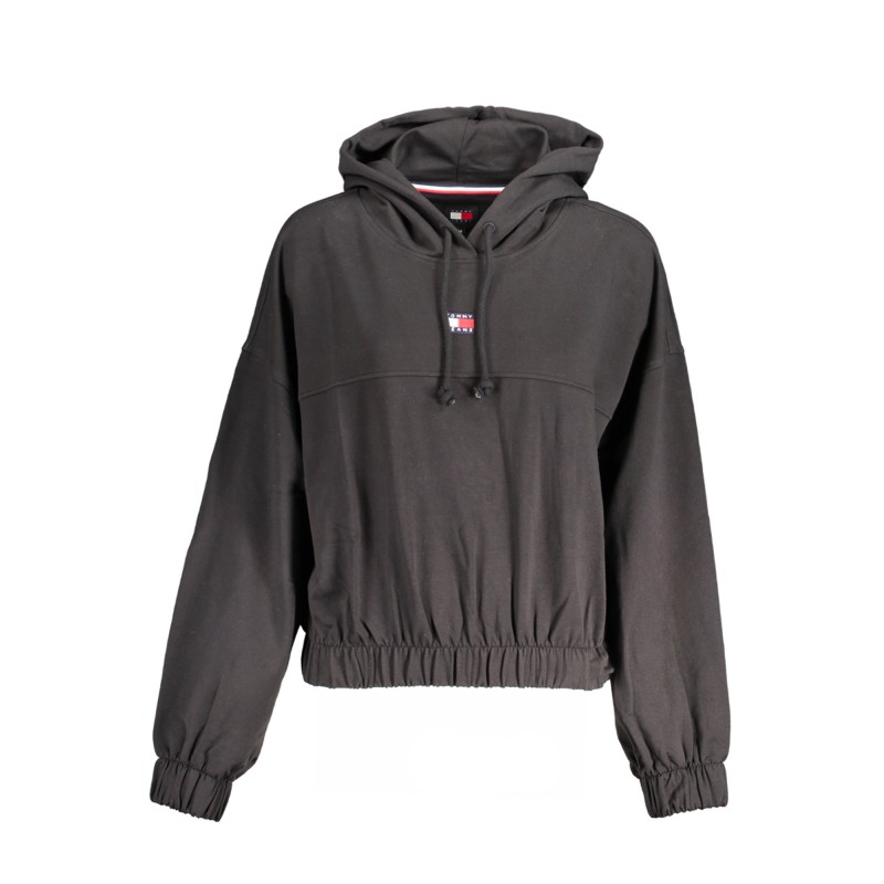 TOMMY HILFIGER FELPA SENZA ZIP DONNA NERO TOMMY HILFIGER FELPA SENZA ZIP DONNA NERO