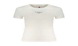 TOMMY HILFIGER T-SHIRT MANICHE CORTE DONNA BIANCO