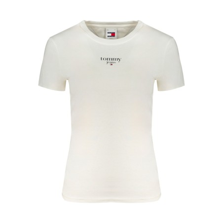 TOMMY HILFIGER T-SHIRT MANICHE CORTE DONNA BIANCO