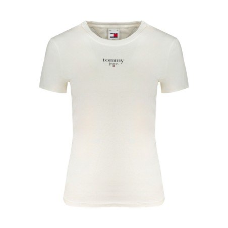 TOMMY HILFIGER T-SHIRT MANICHE CORTE DONNA BIANCO