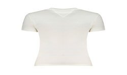 TOMMY HILFIGER T-SHIRT MANICHE CORTE DONNA BIANCO