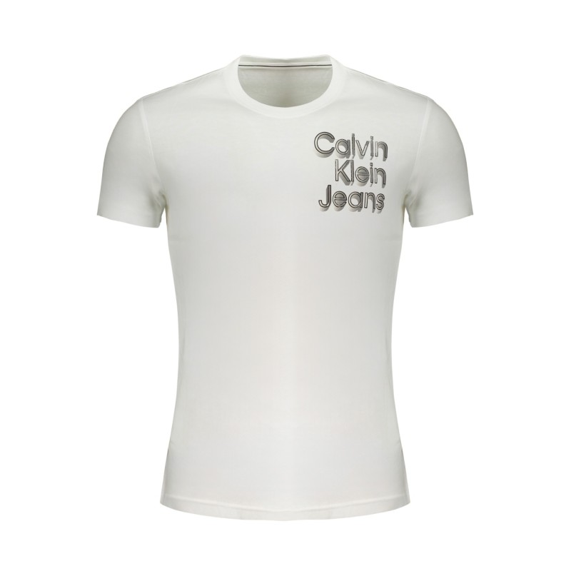 CALVIN KLEIN T-SHIRT MANICHE CORTE UOMO BIANCO CALVIN KLEIN T-SHIRT MANICHE CORTE UOMO BIANCO