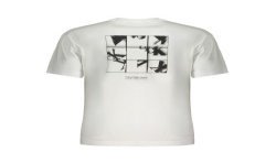 CALVIN KLEIN T-SHIRT MANICHE CORTE UOMO BIANCO